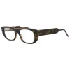 Thom Browne Novelty Unisex Opticals In Brown