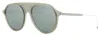 Thom Browne Unisex Pilot Sunglasses Tb809 Bgryslv Matte Gray/palladium 55mm