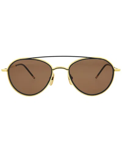 Thom Browne Unisex Tb109 53mm Sunglasses In Yellow