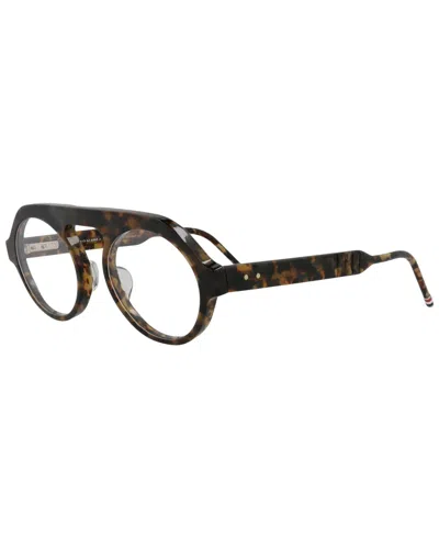 Thom Browne Unisex Tbx413 52mm Optical Frames In Burgundy