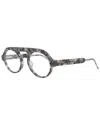 Thom Browne Unisex Tbx413 52mm Optical Frames In Grey