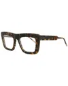 Thom Browne Unisex Tbx415 52mm Optical Frames In Brown