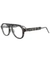 Thom Browne Unisex Tbx416 52mm Optical Frames In Grey