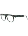 Thom Browne Unisex Tbx418 54mm Optical Frames In Blue