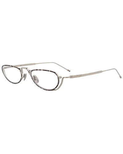 Thom Browne Unisex Tbx913 50mm Optical Frames In Burgundy