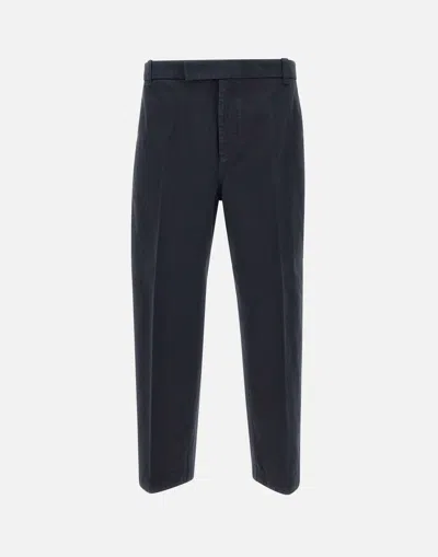 Thom Browne Utility Garment Dyed Chino Pants In Navy