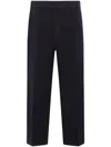 Thom Browne Utility Garment Dyed Chino Pants In Blue