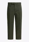 Thom Browne Functional Cargo Trousers Featuring Pockets In Green