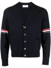 Thom Browne Rib Stitch Wool Cardigan