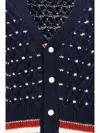 Thom Browne All Over Cable Stitch Classic Cardigan