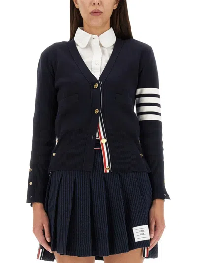 THOM BROWNE V-NECK CARDIGAN