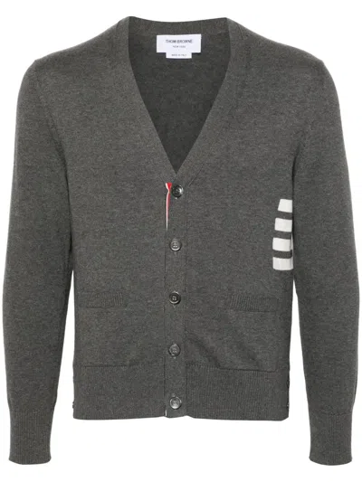 THOM BROWNE V-NECK CARDIGAN