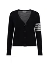 Thom Browne Gingerbread Cookie-intarsia Buttoned Cardigan
