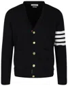 Thom Browne 4-bar Cotton Cardigan For