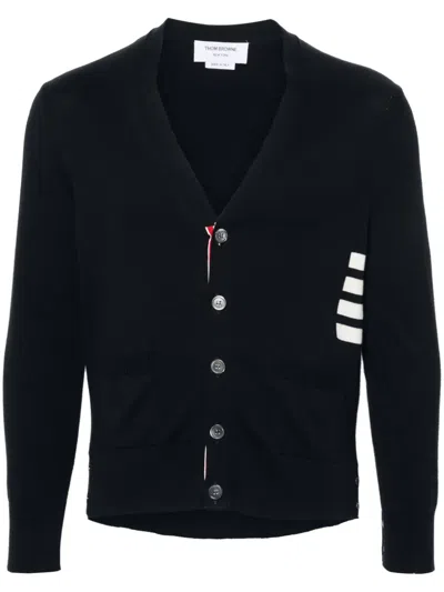 THOM BROWNE V-NECK CARDIGAN
