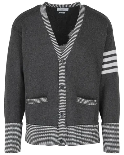 THOM BROWNE THOM BROWNE V-NECK CARDIGAN