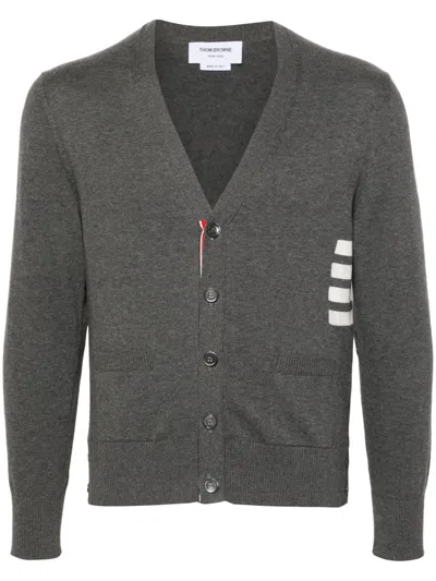 THOM BROWNE V-NECK CARDIGAN