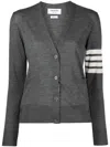 THOM BROWNE V-NECK CARDIGAN