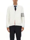 THOM BROWNE V-NECK CARDIGAN