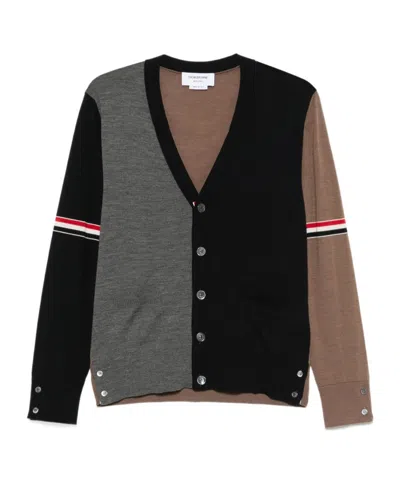 THOM BROWNE THOM BROWNE RWB-STRIPE CARDIGAN