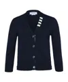 Thom Browne Cotton 4-bar Card In Black