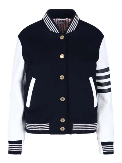THOM BROWNE VARSITY BOMBER JACKET