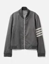 Thom Browne Varsity Jacket In Gray