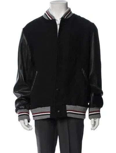 Pre-owned Thom Browne Varsity Jacket In Blue