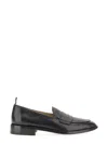 Thom Browne Men's Varsity Penny Loafer In Black