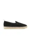 Thom Browne Espadrille Penny Varsity In Black