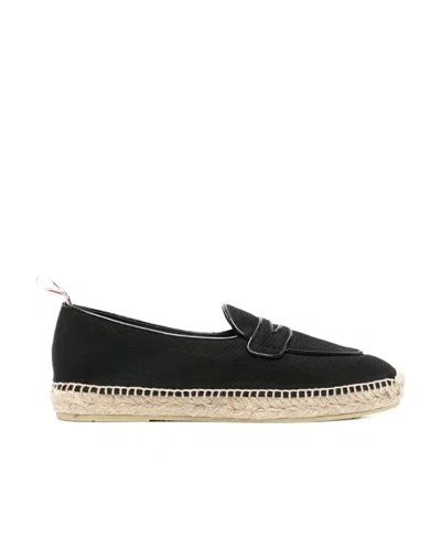 THOM BROWNE THOM BROWNE VARSITY PENNY SLIP-ON ESPADRILLES