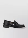 Thom Browne Varsity Pleated Round Toe Loafers