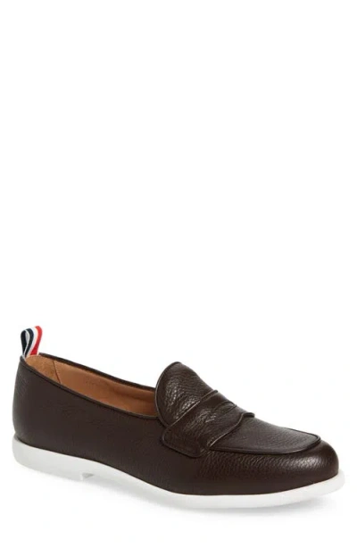 Thom Browne Varsity Square Toe Penny Loafer