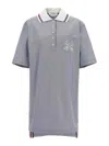 Thom Browne Light Blue Broderie Anglaise Dress In Light Blue
