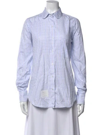 Pre-owned Thom Browne Vintage 2008 Button-up Top In Neutrals