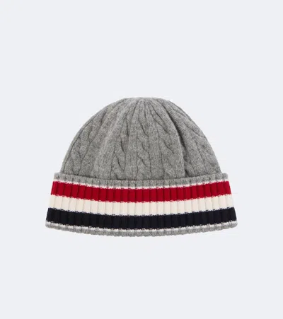 Thom Browne Virgin Wool Beanie In Red