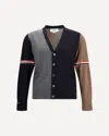 Thom Browne Fun Multicolor Irgin Wool Cardigan In Multi