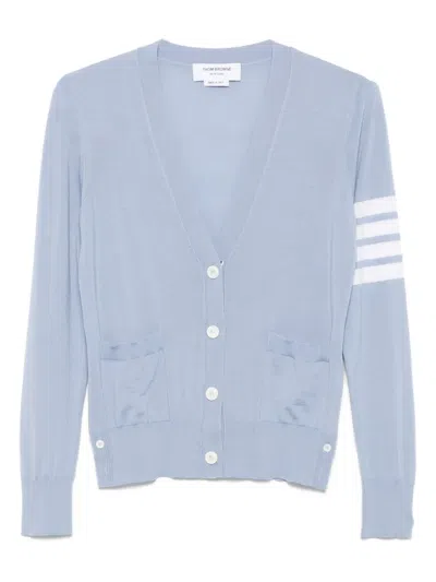 THOM BROWNE VIRGIN WOOL CARDIGAN