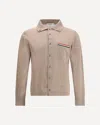Thom Browne Virgin Wool Cardigan In Neutral