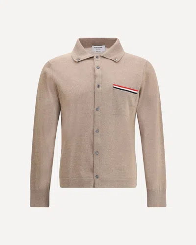 THOM BROWNE VIRGIN WOOL CARDIGAN