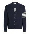 Thom Browne Virgin Wool Nutcracker Cardigan In Navy