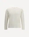 Thom Browne Virgin Wool Sweater In White