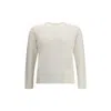 Thom Browne Virgin Wool Sweater In White