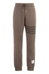 Thom Browne Wool Loopback 4-bar Sweatpants