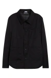 Thom Browne Virgin Wool Utility Jacket In Black