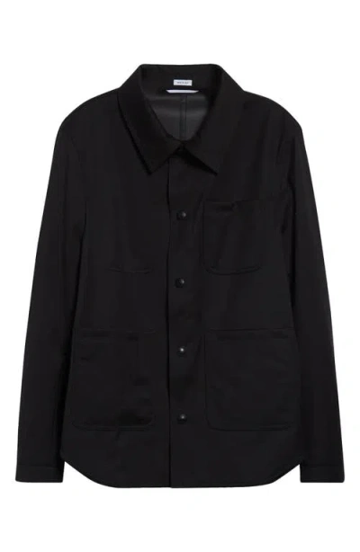 Thom Browne Virgin Wool Utility Jacket In Black