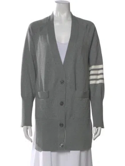 Pre-owned Thom Browne V-neck Sweater In Multi
