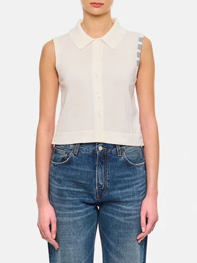 THOM BROWNE WAISTCOAT THOM BROWNE WOMAN COLOR WHITE,G55194001