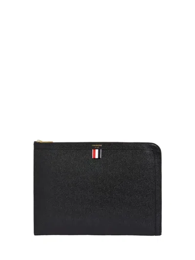 Thom Browne Classic Leather Wallet In Black