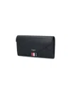 Thom Browne Logo Wallet In Black